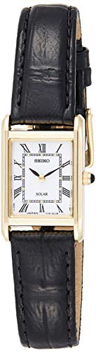 Seiko Reloj Analógico de Cuarzo Unisex con Correa de Cuero – SUP250P1