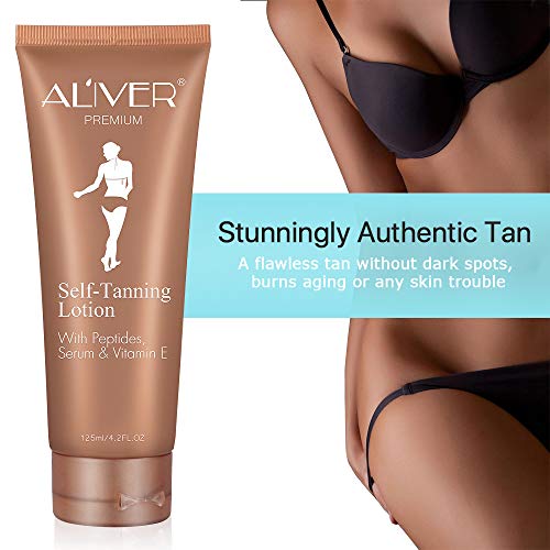 Self Tanning Lotion | Instant Fake Tan & Body Makeup | Natural & Organic Tanning Lotion | Self Tan Lotion | Fake Tan Body Makeup | 125ml