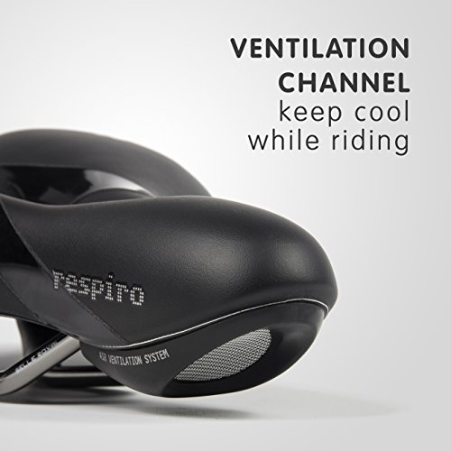 Selle Royal Group Respiro Soft Moderate Sillín, Hombre, Negro, M