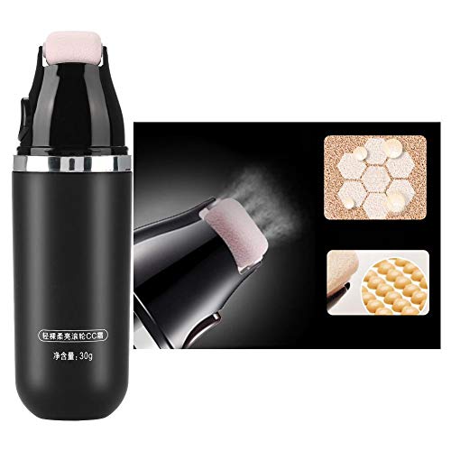 Semme CC Cream Concealer, 50g Roller Wheel Air Cushion Cream Maquillaje Hidratante Duradero Aclare Corrector Belleza Cosmética