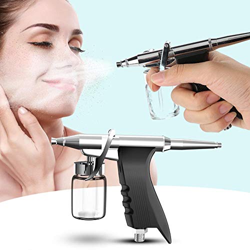 Semme Gravity Feed Airbrush, 0.2mm Airbrush Gun pintura en aerosol profesional para maquillaje, manicura, tatuaje, pastel, afición