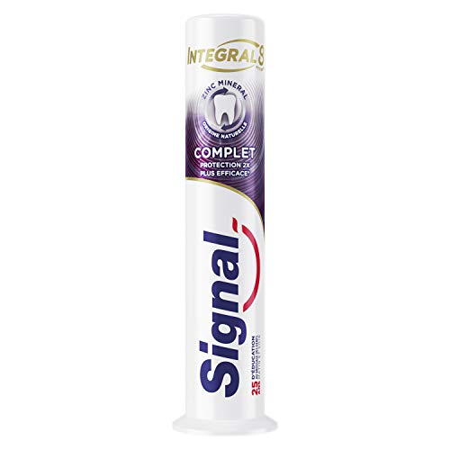 Señal del dispensador de pasta de dientes completos integrales 8 100 ml - juego de 3