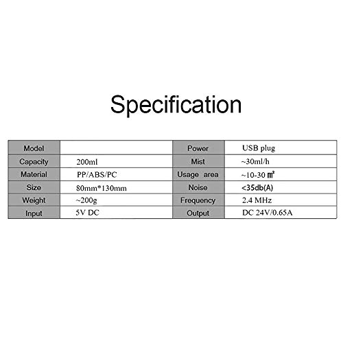 Sencillo Vida Humidificador Aromaterapia Difusor de Aceites Esenciales Difusores de Aroma Purificador de Aire Ultrasónico para Yoga SPA Oficina Habitación Dormitorio