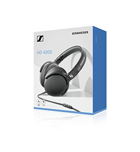 Sennheiser HD 400S - Auriculares circumaurales con Control Remoto Inteligente Universal, Color Negro