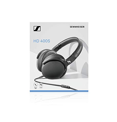 Sennheiser HD 400S - Auriculares circumaurales con Control Remoto Inteligente Universal, Color Negro