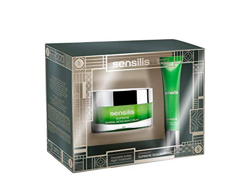 Sensilis Supreme Renewal Detox - Kit de Belleza con Crema de Noche (50 ml) + Contorno de Ojos (15 ml)