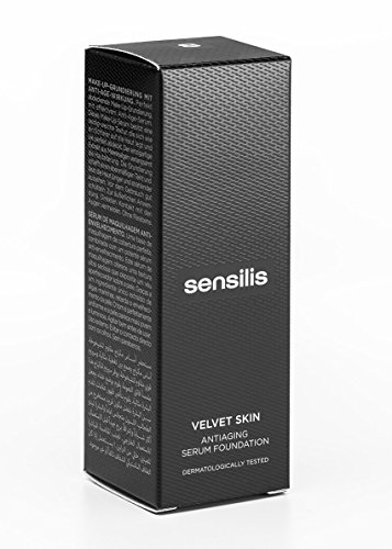 Sensilis Velvet Skin Base Maquillaje Antiedad en Serum 04 Noisette, 30 ml