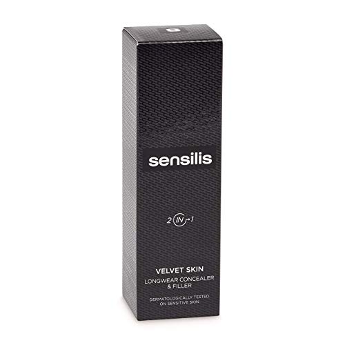 Sensilis Velvet Skin - Corrector de larga duración con ácido hialurónico - Clean Beauty - Tono 01 Light