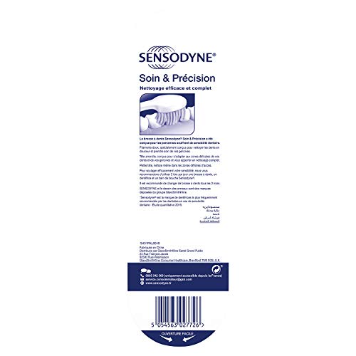 Sensodyne-Cepillo de dientes manual dureza suave, 2 unidades
