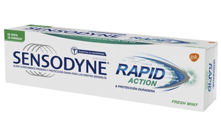 SENSODYNE RAPID ACTION DIENTES SENSIBLES FRESH MINT