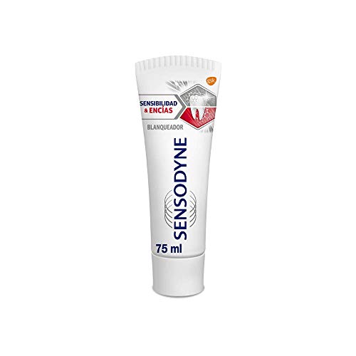 Sensodyne Sensibilidad & Encías Pasta de Dientes Blanqueante con Flúor - pack de 3 x 75 ml