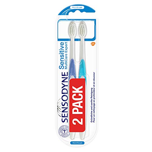 Sensodyne Sensitive MultiCare Expert - Cepillo de dientes (suave, especialmente diseñado para personas con dientes sensibles al dolor, 42 g)
