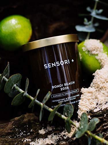 SENSORI + Desintoxicante y rejuvenecedora arena para exfoliar tu cuerpo & azúcar exfoliadora, Bondi Beach 2026, 1 unidad