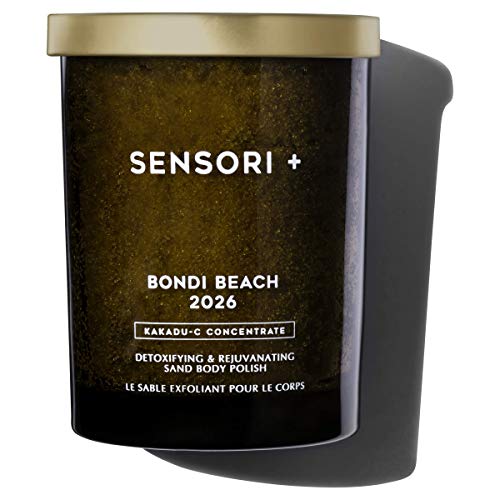 SENSORI + Desintoxicante y rejuvenecedora arena para exfoliar tu cuerpo & azúcar exfoliadora, Bondi Beach 2026, 1 unidad