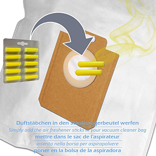 Set 30 Ambientadores + Filtros + 30 Bolsas de aspiradora para Eudora Saphir 1650