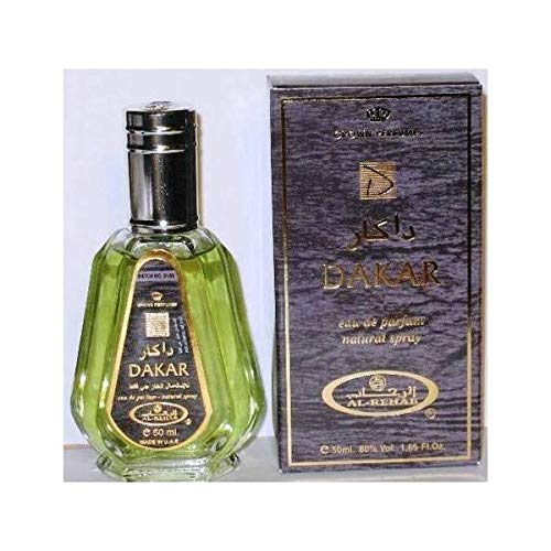 Set de 3 Almizcle Musk DAKAR Al Rehab 50ml Perfumes de Mujer Perfumes Hombre Attar Perfume Alcohol Desnaturalizado, NOTAS: Ámbar, Oud, Vainilla, Caramelo