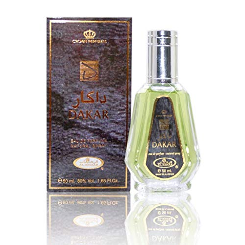 Set de 3 Almizcle Musk DAKAR Al Rehab 50ml Perfumes de Mujer Perfumes Hombre Attar Perfume Alcohol Desnaturalizado, NOTAS: Ámbar, Oud, Vainilla, Caramelo