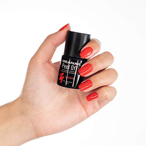 Set de 3 Esmaltes Semipermanentes Peel Off de 10 ml • No Necesita Remover • Colores: Shell, Flashy Girl & Scarlett • Vegan & Cruelty Free • Méanail Paris