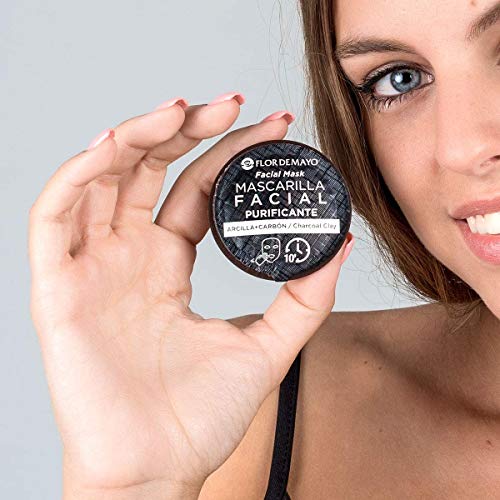 Set de 3 Mascarillas Faciales con Turbante de Regalo: Arcilla Roja Antioxidante, Verde Detox y Negra con Carbón Activo Purificante, Contra Impurezas, Puntos Negros, Hidrata y Nutre - Pack 3