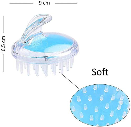 Set de Masajeador de Cabeza Queta Masajeador para Cabeza y Cuero Cabelludo de Masaje y Relajación (2* araña de masaje de cabeza, 1* masajeador de garras de rodillo y 1* cepillo de champú)