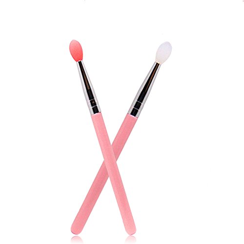Set de silicona pincel de labios maquillaje cejas Lip Cepillos Cosméticos Pinceles de maquillaje Set Pinceles de Silicona