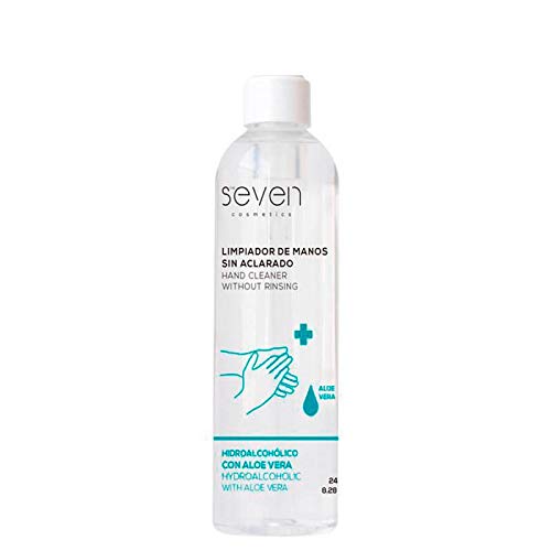 Seven Loción Hidroalcohólico 500Ml | Ideal para una higiene profunda de manos | Hidroalcoholico Liquido.