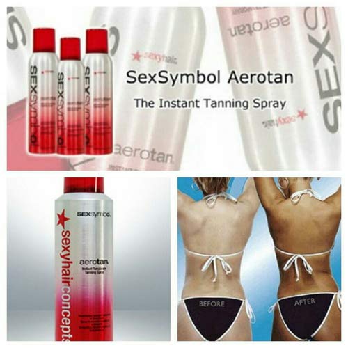 Sexy Hair Sexsymbol Aerotan Instant Temporary Tanning Spray 200 Ml 1 Unidad 1200 g