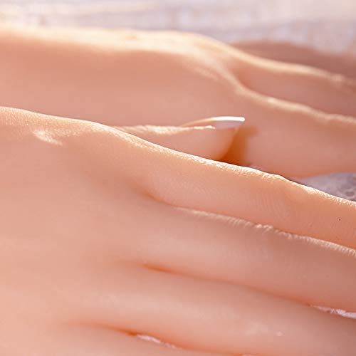 SEYJ Mano De Maniquí Femenino - Modelo De Mano Protésica De Silicona para Joyería Pulsera Anillo Guantes Soporte Organizador De Exhibición