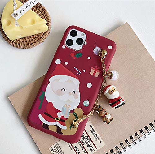SGVAHY - Funda para iPhone 11 Pro Max (silicona suave, resistente a los golpes), diseño de Papá Noel