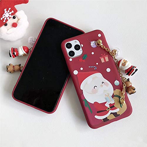 SGVAHY - Funda para iPhone 11 Pro Max (silicona suave, resistente a los golpes), diseño de Papá Noel
