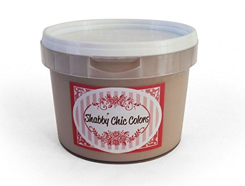 Shabbychiccolors Peinture à la craie shabby à très haute couvrance Gris taupe 20, 500 ml
