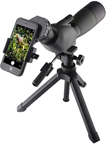 Shackcom - Profesional Universal Teléfono Móvil Soporte de Adaptador para Microscopios, Monoculares, Prismáticos, Telescopios Astronómicos, Telescopios Terrestres- Compatibles con Cualquier Smartphone