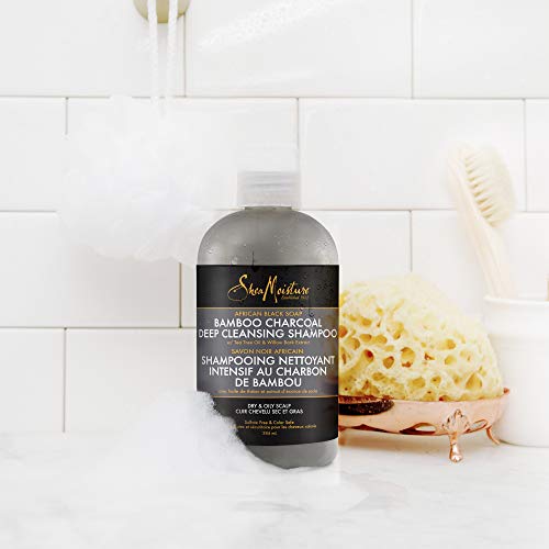 Shea Moisture Shea Moisture African Black Soap Bamboo Charcoal Champãº 384 g