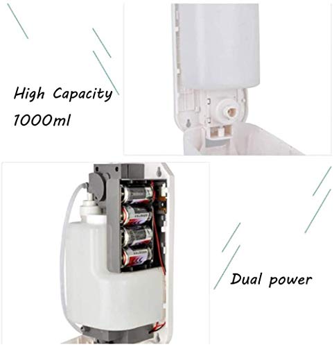 shengs Esterilizador automático de inducción para teléfonos móviles Dispensador de jabón de inducción automático Dispensador de jabón automático eléctrico sin Contacto (1000 ml)