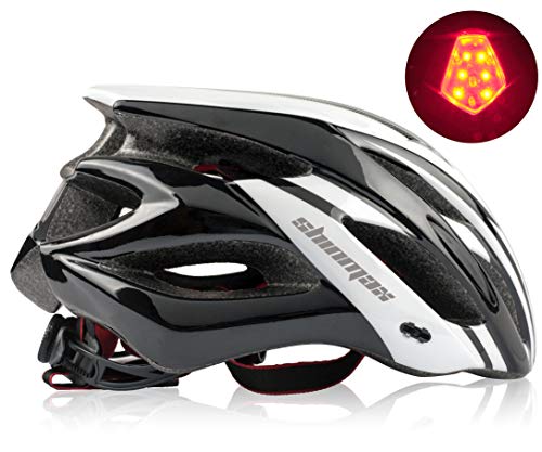 Shinmax Casco de Bicicleta con Visera Desmontable Casco de Ciclismo Sport Cascos de Bicicleta livianos para Hombres y Mujeres Protección de Seguridad Vial en Bicicleta