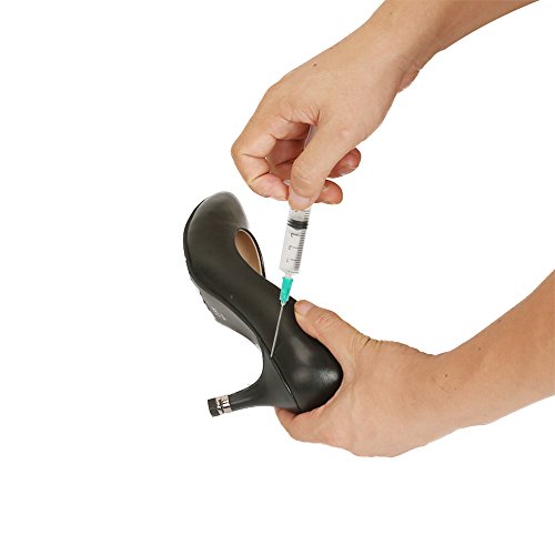 Shintop - Jeringa de 5 ml con agujas de punta roma de calibre 18, 38 mm, para experimentos y uso industrial (10 unidades)