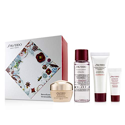 Shiseido Benefiance Wrinkle Resist 24 - Set de regalo para cuidado facial, 50 + 15 + 30 + 5 ml