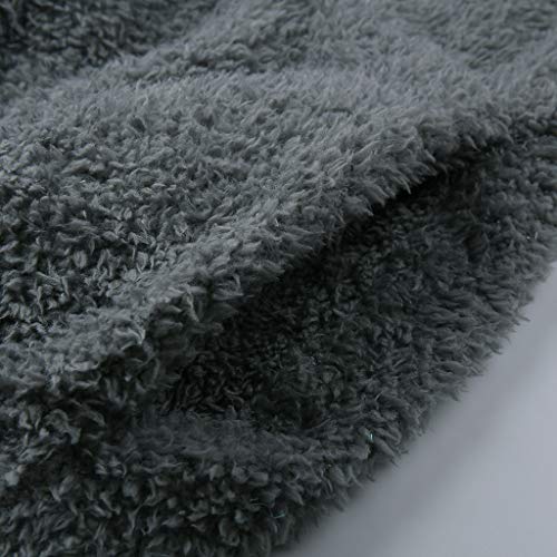 SHOBDW Liquidación Venta Mujer Sudadera con Capucha Suelta Tallas Grandes Jersey de Mujer Jersey otoño Invierno Manga Larga Remata Abrigo cálido (S, Gris-2)