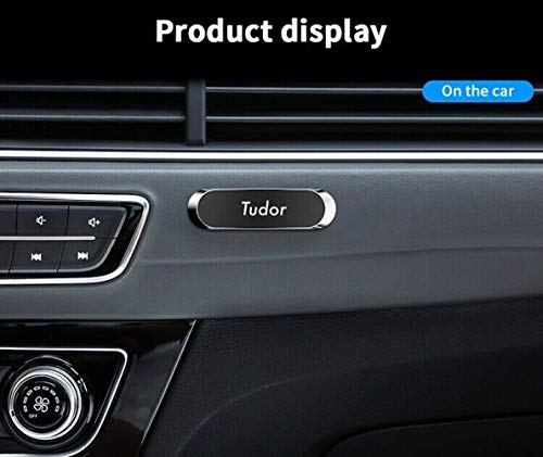 ShopWize Tudor - Soporte magnético para teléfono de coche, potente imán para tablero de instrumentos de salpicadero elegante y fiable (oscuro)
