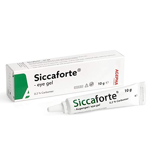 Siccaforte | Lágrimas Artificiales con Carbómero | Suaves, Hidratantes y Reparadoras | Ayudan con los Ojos Irritados | Alivio a Largo Plazo