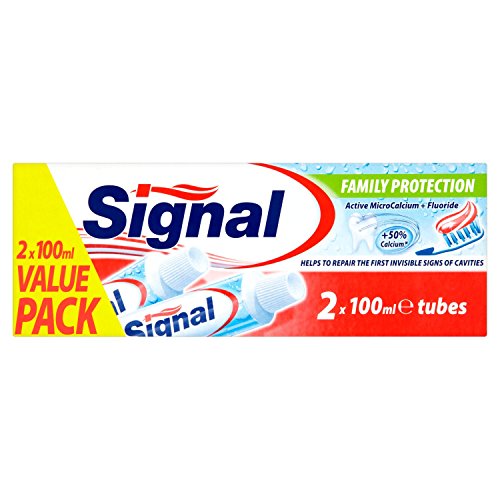 Signal - Pasta de dientes original, pack doble 100ml