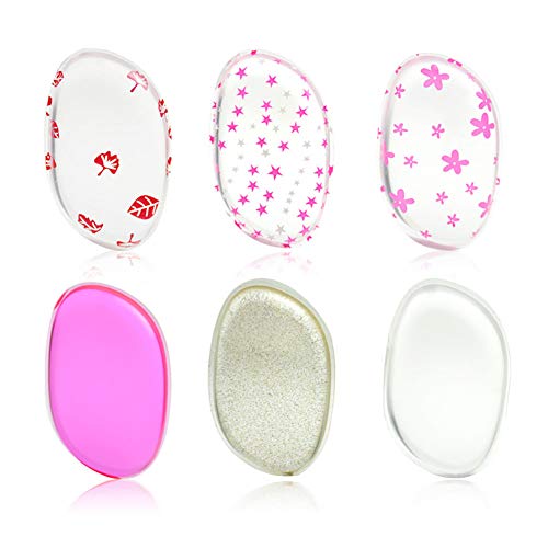 Silicona Maquillaje cosmético Puff Esponja silicona maquillaje Silicone Blender Esponja de Maquillaje de Silicona Original higiénico Silicone makeup Sponge Flor rosa cuadrada 1 PC