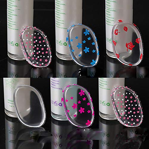 Silicona Maquillaje cosmético Puff Esponja silicona maquillaje Silicone Blender Esponja de Maquillaje de Silicona Original higiénico Silicone makeup Sponge Flor rosa cuadrada 1 PC