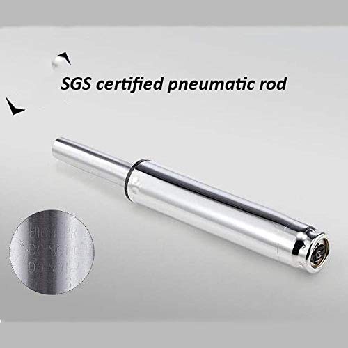 Silla Taburete Giratorio con Rueditas，Tabourete Reglable en Altura con Blanco PVC Cuero Sintético Asiento，Altura Regulable 40-52 cm，160kg de Capacidad de Carga，Taburete Ruedas Tatuador con Respaldo p