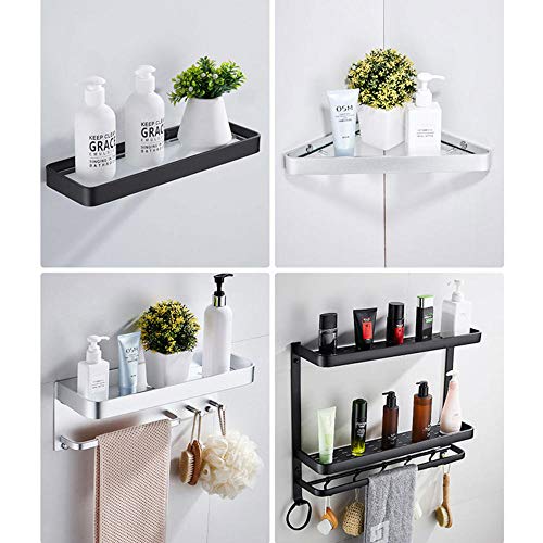 Silver 450mm pace aluminum bathroom shelf shower shampoo soap cosmetics rack bathroom accessories storage shelf rack