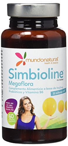 SIMBIOLINE Megaflora, Complimento Alimenticio a base de Inulina, 60CAP