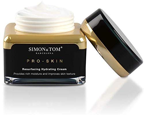 Simon & Tom PRO SKIN - HYDRATION CREMA FACIAL - Crema facial Hidratante y Nutritiva, con Ácido Hialurónico, Reafirma y suaviza la piel, fórmula fresca y ligera para pieles normales y mixtas, 50ml