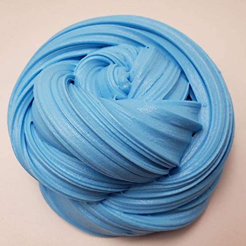 SIMUER Paquete de 3 Paquetes de Baba de Mantequilla y amuletos, Limo de Nube perfumada, Limo de Pera, Limo de Paleta Amarilla y Limo Azul Suave y no pegajoso, Arcilla esponjosa