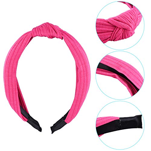 SIQUK 22 Piezas Diademas Nudo Diadema Turbante para Mujer Niña, 22 Colores
