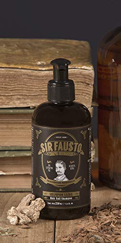 Sir Fausto Champú Anti Caída Tratamiento Magistral 250ml. Contiene Extractos Vegetales Redensyl, Extracto de Quina, Ortiga Blanca, Romero y Abedul